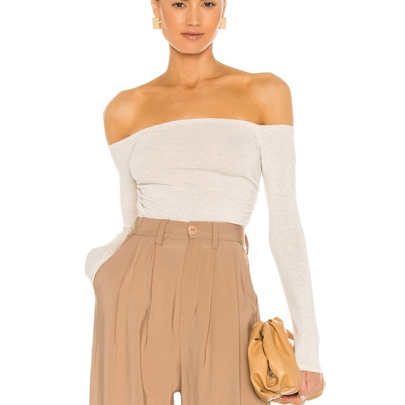 X Revolve Jace Off Shoulder Bodysuit - Picture 1 of 7